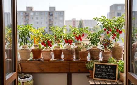 balkon cili erkélyen termesztése