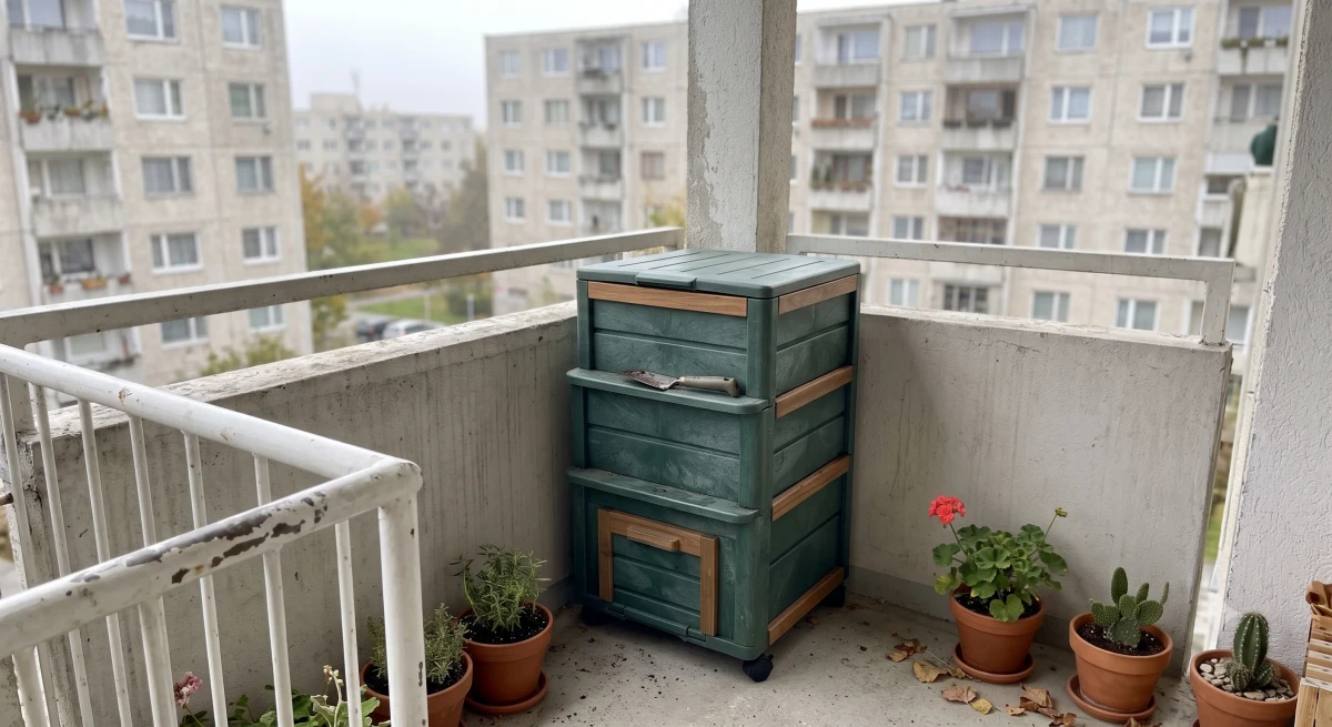 Komposszttea készítése és használata erkélyen