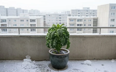 Kelkáposzta cserépben téli erkélyen – -10°C-ig fagytűrő superfood növény
