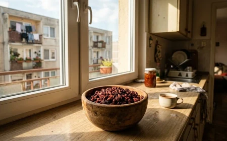 Otthon aszalt gojibogyó egy kis tálban