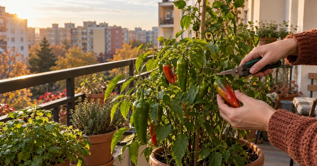 Zöld paprika maradt az erkélyen? Mikor szedd le az első fagy előtt, és mi érik tovább a lakásban?